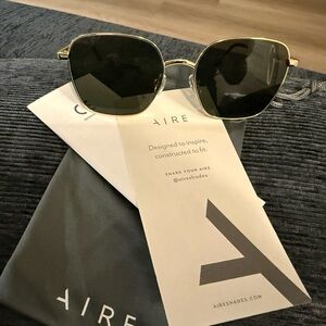 Aire Gold Frame Sunglasses